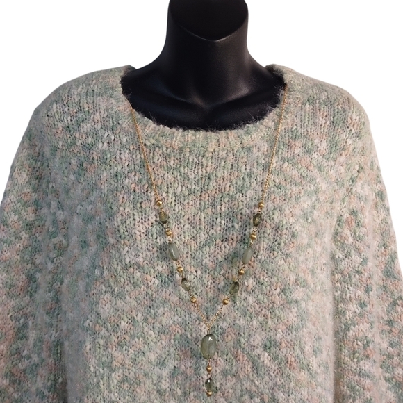 Alfred Dunner Sweater Women's Cowlneck Necklaces Sweater Size M - Picture 4 of 8